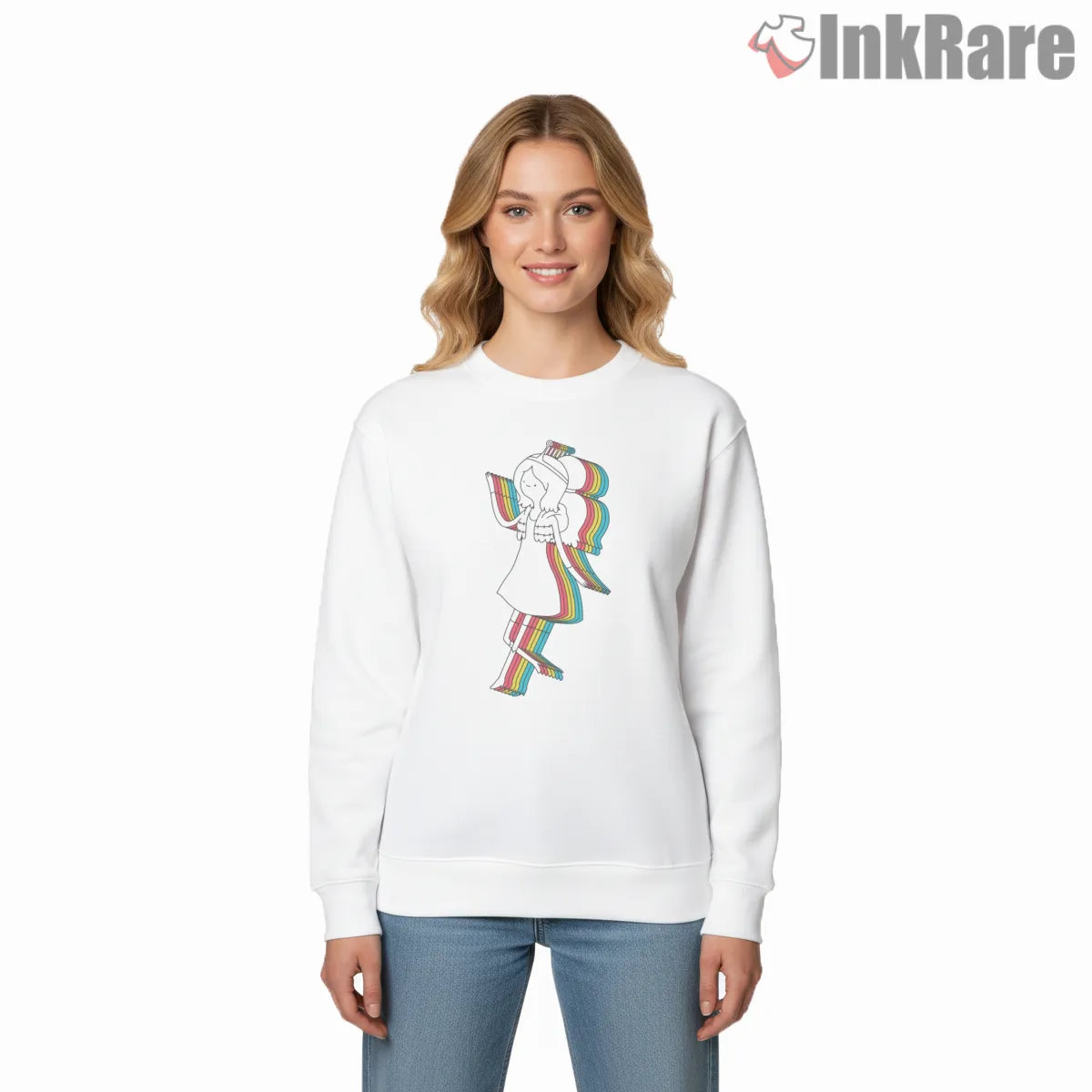 Princess Bubblegum Rainbow Retro Outline Cartoon Shirt Princess Bubblegum Rainbow Retro Outline Cartoon Shirt on graphic shirt for women graphic tee