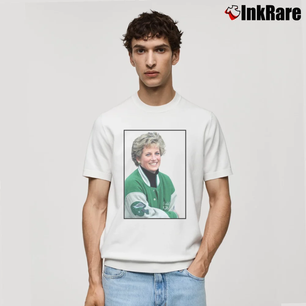 Men’s Princess Diana Philadelphia Eagles Classic T-Shirt in white | Soft, Breathable Everyday Wear