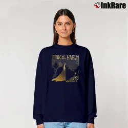 Women’s procol harum 1967 album classic rock music Relaxed Sweatshirt in navy | Soft, Laid-Back Vibe