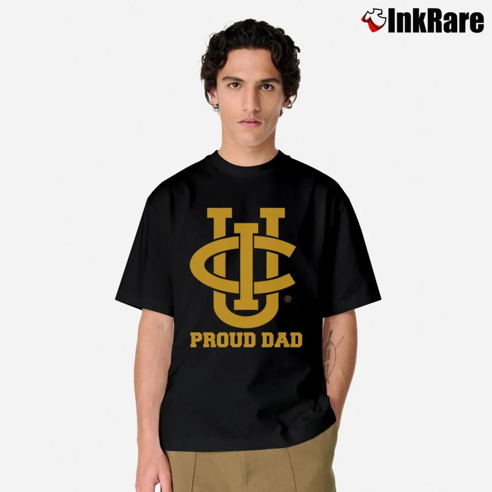 Men’s Proud Dad Uc Irvine Anteater California Classic T-Shirt in black | Soft, Breathable Everyday Wear