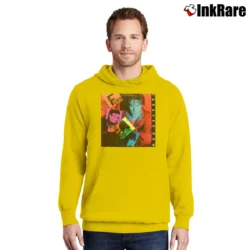 Men’s Psychedelic Furs 1982 Forever Now Pullover Hoodie in yellow | Cozy, Durable, Modern Fit