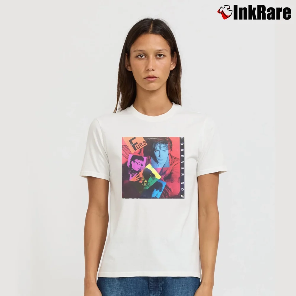 Women’s Psychedelic Furs 1982 Forever Now Signature T-Shirt in white | Soft, Flattering Fit