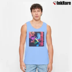 Men’s Psychedelic Furs 1982 Forever Now Tank Top in light blue | Breathable, Active-Friendly Design