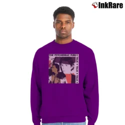 Men’s psychedelic furs talk talk talk new wave album Crewneck Sweatshirt in purple | Cozy Fabric, Clean Style