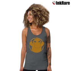 Women’s Psyduck Pokemon Gamer Geek Gift Tank Top in charcoal | Lightweight, Movement-Friendly