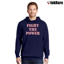 Men’s Public Enemy Political Statement Pullover Hoodie in navy | Cozy, Durable, Modern Fit