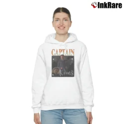 Women’s Pulp Fiction Captain Koons Christopher Walken Cozy Hoodie in white | Warm, Structured, Stylish