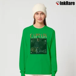 Women’s Pulp Fiction Captain Koons Christopher Walken Long-Sleeve Top in irish green | Sleek, Versatile, All-Season