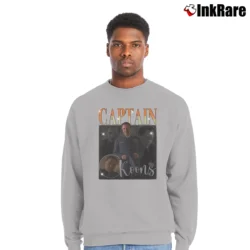 Men’s Pulp Fiction Captain Koons Christopher Walken Crewneck Sweatshirt in sport grey | Cozy Fabric, Clean Style