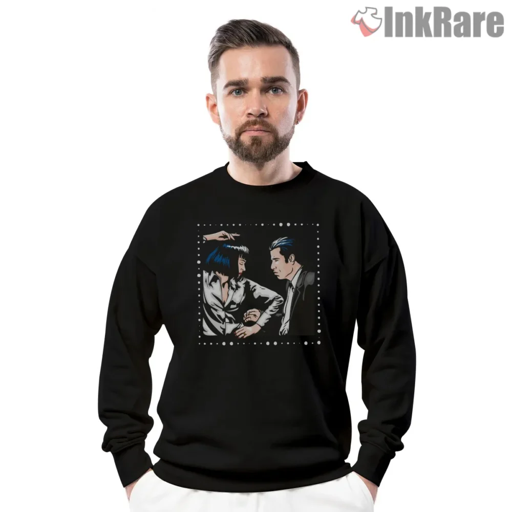 Pulp Fiction Dance Floor Spotlight Shirt on graphic shirt for men graphic tee