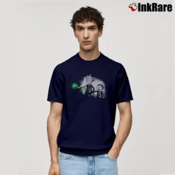 Men’s Pulp Ricktion Pulp Fiction Rick And Morty Mashup Classic T-Shirt in navy | Soft, Breathable Everyday Wear