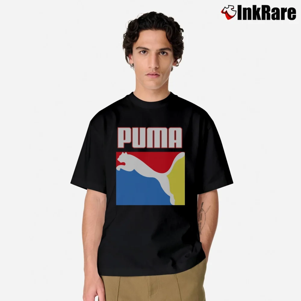 Men’s Puma Graphic Box Logo Classic T-Shirt in black | Soft, Breathable Everyday Wear