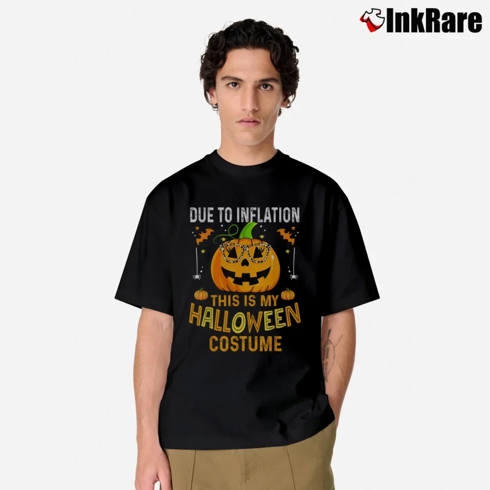 Men’s Pumpkin Halloween Costume Funny Classic T-Shirt in black | Soft, Breathable Everyday Wear