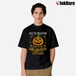 Men’s Pumpkin Halloween Costume Funny Classic T-Shirt in black | Soft, Breathable Everyday Wear