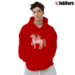 Men’s Pusheen Cat Super Fancy Pullover Hoodie in red | Cozy, Durable, Modern Fit