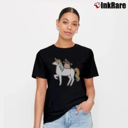 Women’s Pusheen Cat Super Fancy Signature T-Shirt in black | Soft, Flattering Fit
