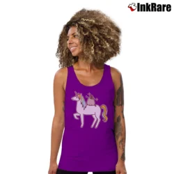 Women’s Pusheen Cat Super Fancy Tank Top in purple | Lightweight, Movement-Friendly