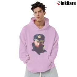 Men’s Putin Russia Mickey Rourke KGB Parody Pullover Hoodie in light pink | Cozy, Durable, Modern Fit