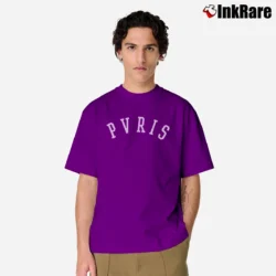 Men’s PVRIS Band Logo Classic T-Shirt in purple | Soft, Breathable Everyday Wear
