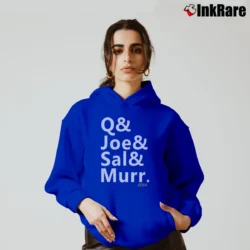 Women’s Q Joe Sal Murr Comedy Group Cozy Hoodie in royal blue | Warm, Structured, Stylish