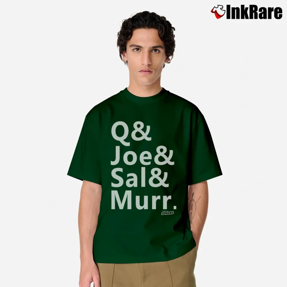 Men’s Q Joe Sal Murr Comedy Group Classic T-Shirt in forest green | Soft, Breathable Everyday Wear