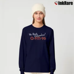 Women’s QFM96 We Rock Columbus Music Long-Sleeve Top in navy | Sleek, Versatile, All-Season