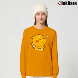 Women’s Qoobee Agapi Angry Emotion 2019 Long-Sleeve Top in orange | Sleek, Versatile, All-Season