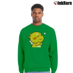 Men’s Qoobee Agapi Angry Emotion 2019 Crewneck Sweatshirt in irish green | Cozy Fabric, Clean Style