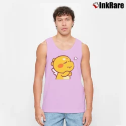 Men’s Qoobee Agapi Angry Emotion 2019 Tank Top in light pink | Breathable, Active-Friendly Design
