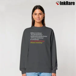 Women’s Qualifying Raceday Relaxed Sweatshirt in charcoal | Soft, Laid-Back Vibe