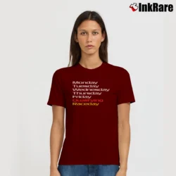 Women’s Qualifying Raceday Signature T-Shirt in maroon | Soft, Flattering Fit