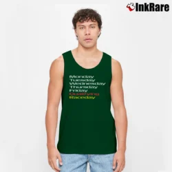 Men’s Qualifying Raceday Tank Top in forest green | Breathable, Active-Friendly Design