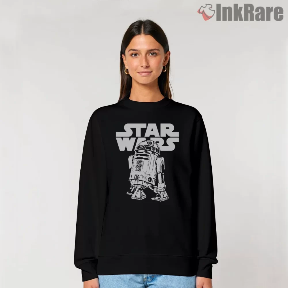 R2 D2 Classic Retro Logo Shirt on graphic shirt for women graphic tee