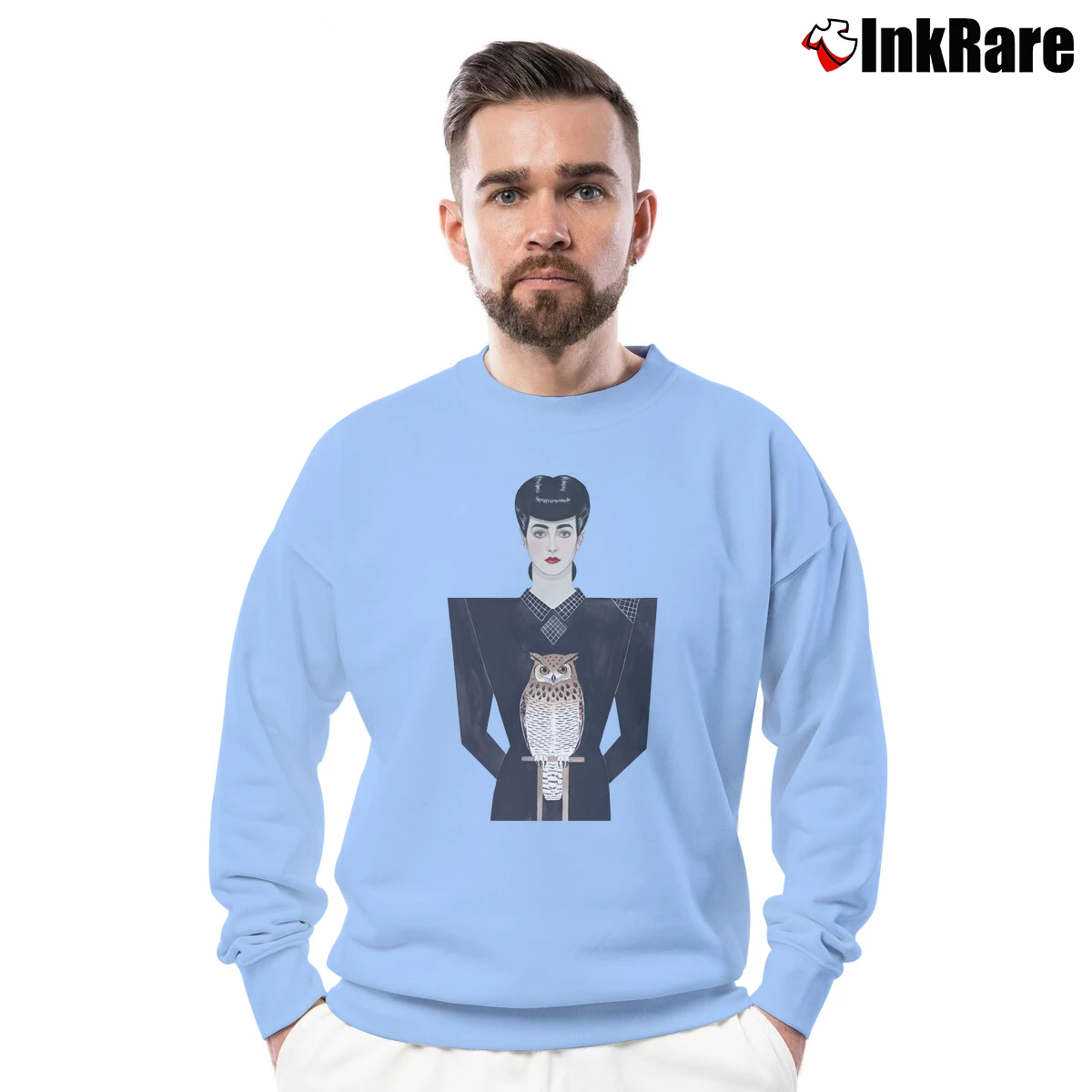 Rachael Blade Runner Men’s Crewneck Sweatshirt in light blue – Soft & Durable Men’s Rachael Blade Runner Crewneck Sweatshirt in light blue | Cozy Fabric, Clean Style