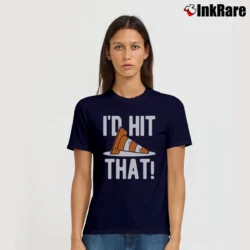 Women’s Racing I'd Hit That Signature T-Shirt in navy | Soft, Flattering Fit
