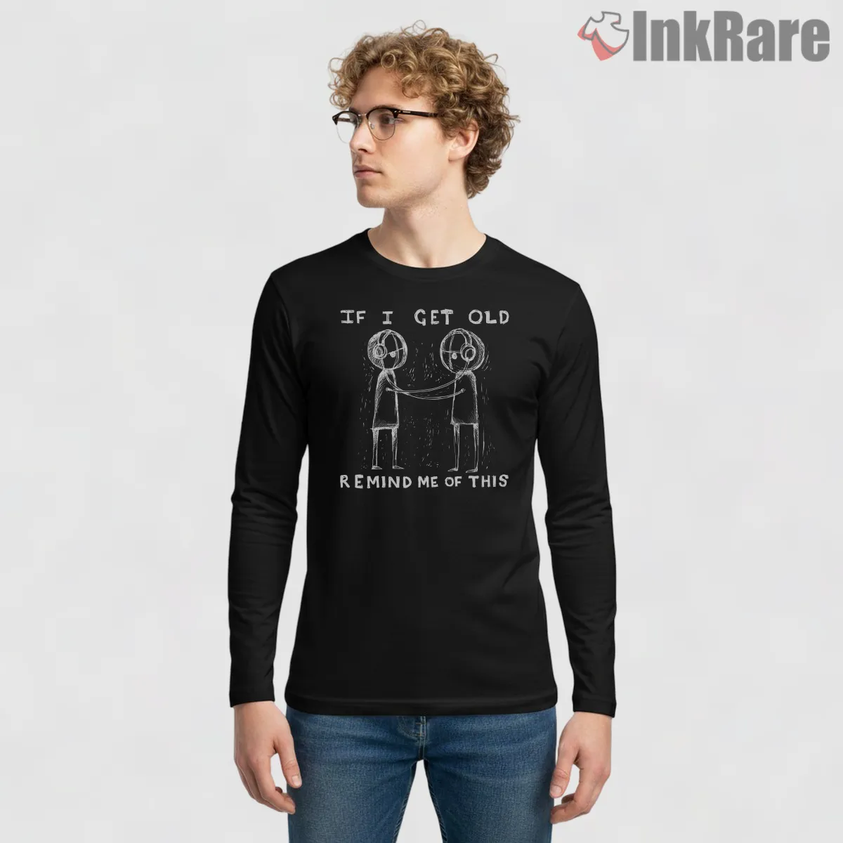 Radiohead A Reminder Sketch Lyric Shirt on black long sleeve shirt for men graphic tee