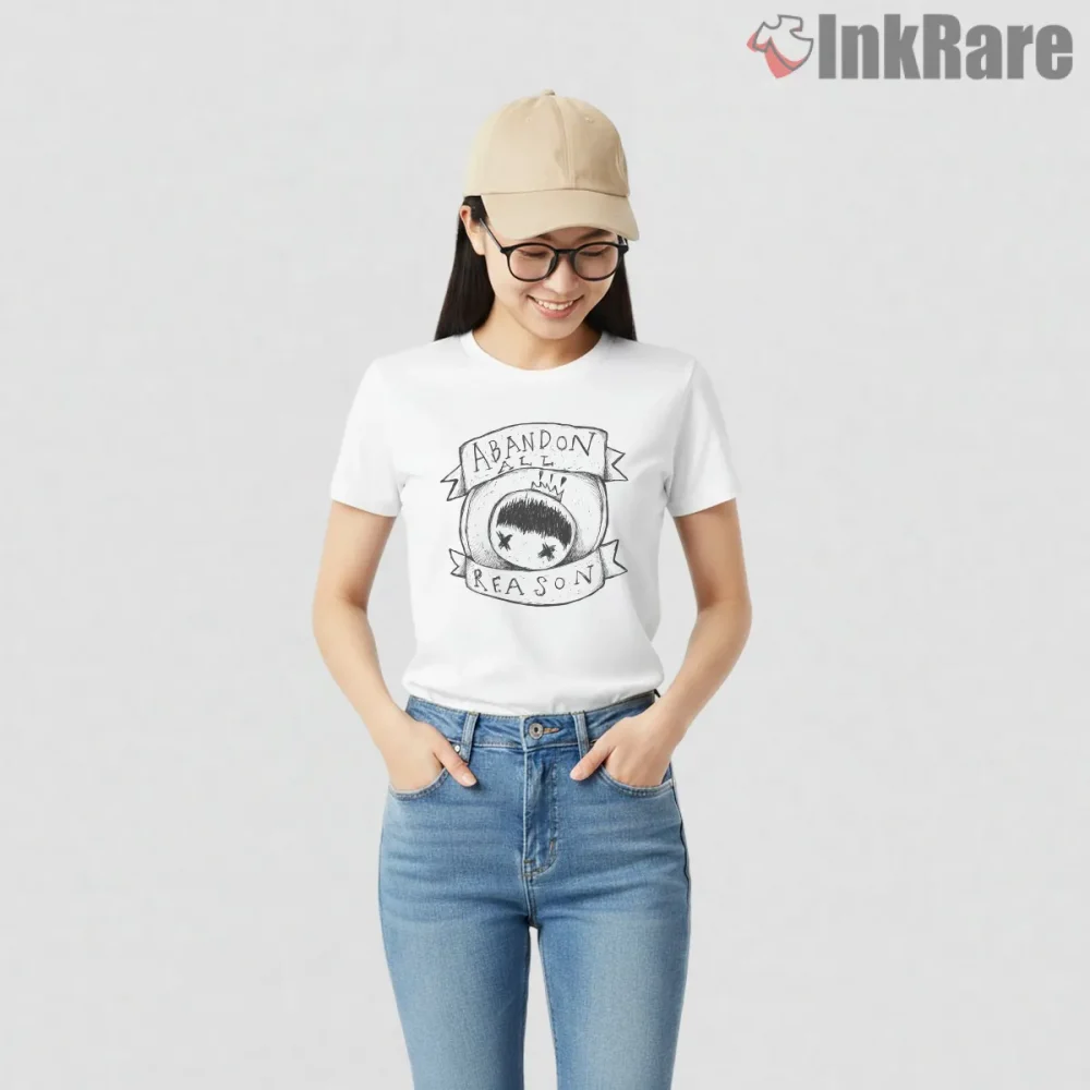 Radiohead Burn The Witch Ritual Banner Shirt on white short sleeve shirt for women graphic tee
