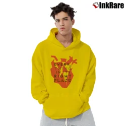 Men’s Radiohead Everything In Its Right Place Pullover Hoodie in yellow | Cozy, Durable, Modern Fit