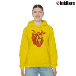 Women’s Radiohead Everything In Its Right Place Cozy Hoodie in yellow | Warm, Structured, Stylish