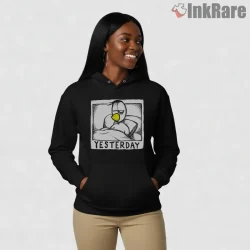 Radiohead Everything In Its Right Place Sketch Shirt on black hoodie for women graphic tee