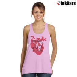 Women’s Radiohead Everything In Its Right Place Tank Top in light pink | Lightweight, Movement-Friendly