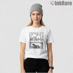 Radiohead Fog Again Dark Sketch Lyric Shirt on white short sleeve shirt for women graphic tee