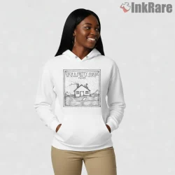 Radiohead No Surprises Storybook House Shirt on white hoodie for women graphic tee