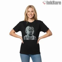 Radiohead Pablo Honey Creepy Eyes Vintage Shirt on black short sleeve shirt for women graphic tee