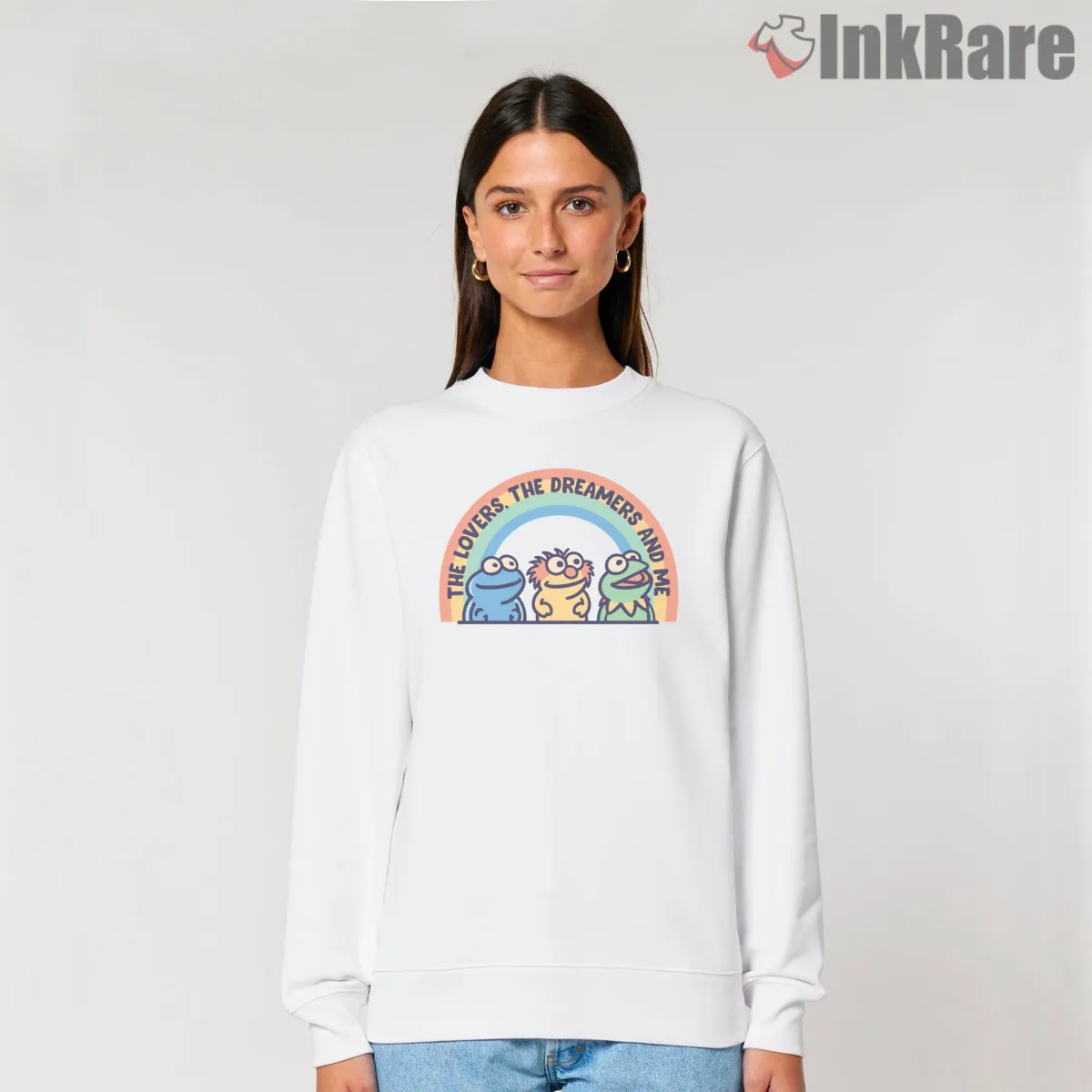 Rainbow Connection Lovers Dreamers Classic Cartoon Shirt on graphic shirt for women graphic tee