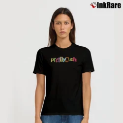 Women’s Rainbow Logo Prettymuch Graphic Signature T-Shirt in black | Soft, Flattering Fit