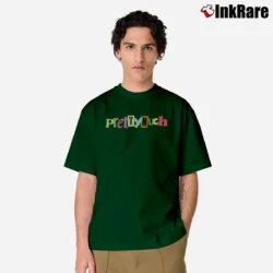 Men’s Rainbow Logo Prettymuch Graphic Classic T-Shirt in forest green | Soft, Breathable Everyday Wear
