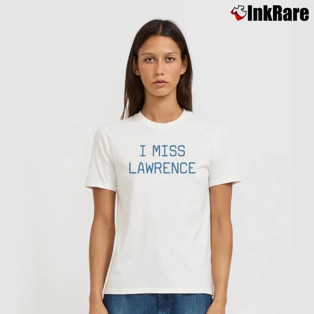 Women’s Rally Lawrence I Miss Fashion Signature T-Shirt in white | Soft, Flattering Fit