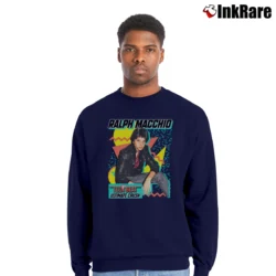 Men’s Ralph Macchio Teen Beat Crewneck Sweatshirt in navy | Cozy Fabric, Clean Style