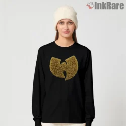 Ramen Noodle Wu Tang Emblem Funny Food Shirt on black long sleeve shirt for women graphic tee